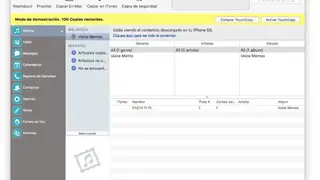 TouchCopy screenshot