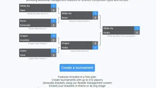 Tournament Bracket Management Service screenshot