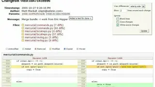 Trac screenshot