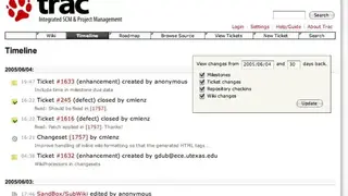 Trac screenshot