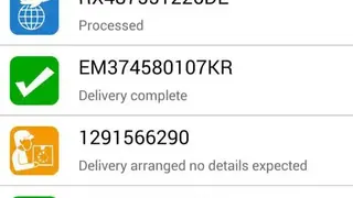 Trackingmore Package Tracker screenshot