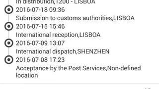 Trackingmore Package Tracker screenshot
