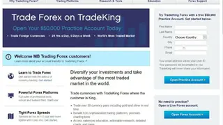 Tradeking Forex screenshot