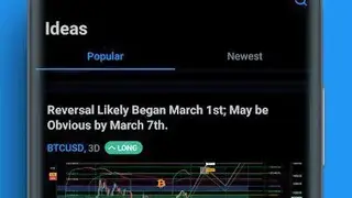 TradingView – Stock charts, Forex & Bitcoin ticker screenshot