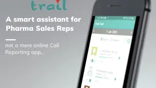 Trail Pharma CRM screenshot