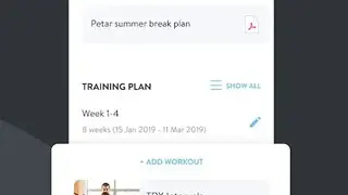Trainerize screenshot