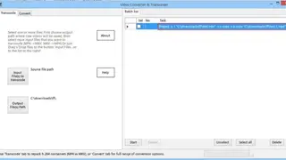 Transcoder screenshot