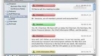 Transcriva screenshot
