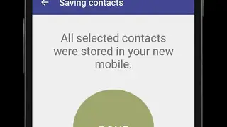 Transfer Contacts screenshot