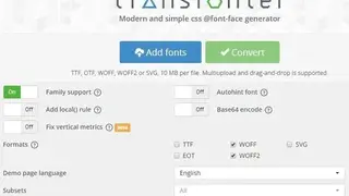 Transfonter screenshot