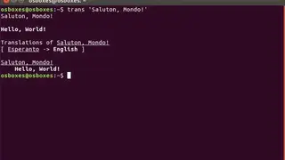 Translate Shell screenshot