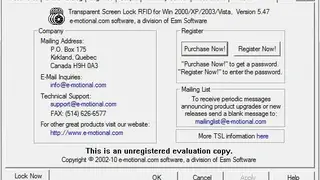 Transparent Screen Lock screenshot