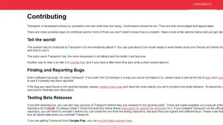 Transportr screenshot