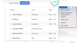 Traqq screenshot