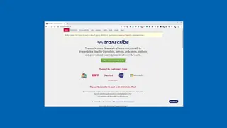 Trascribe screenshot