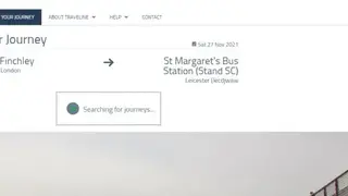 Traveline screenshot