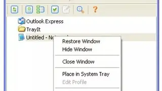 TrayIt screenshot