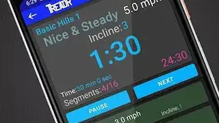 TreadR screenshot