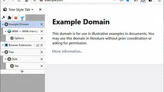 Tree Style Tab screenshot