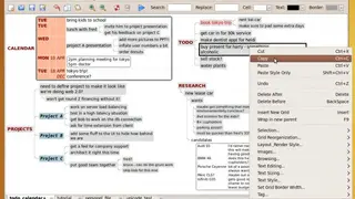 TreeSheets screenshot