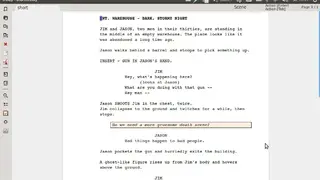 Trelby screenshot