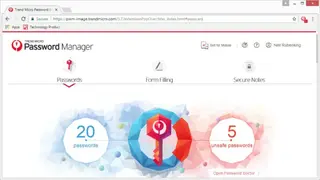 Trend Micro Password Manager screenshot