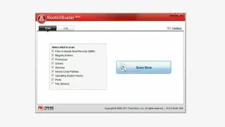 Trend Micro RootkitBuster Beta screenshot