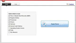 Trend Micro RootkitBuster Beta screenshot