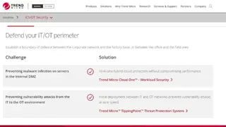 Trend Micro Smart Factory screenshot