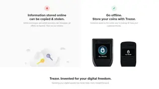 Trezor Wallet screenshot
