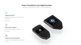 Trezor Wallet screenshot