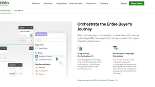 Triblio ABM/ABX Platform screenshot