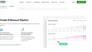 Triblio ABM/ABX Platform screenshot