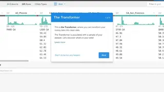 Trifacta Wrangler screenshot