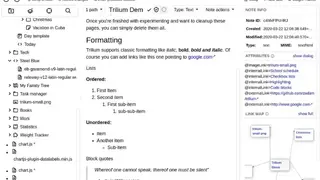 Trilium Notes screenshot