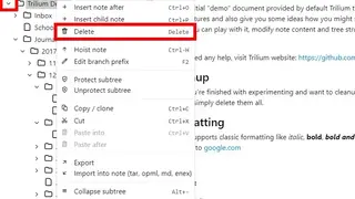 Trilium Notes screenshot