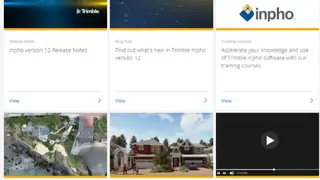 Trimble Inpho screenshot