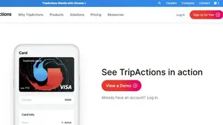 TripActions screenshot