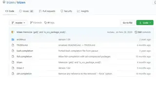 Trizen AUR Package Manage screenshot