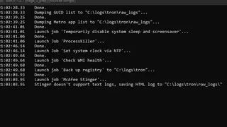 Tron Script screenshot