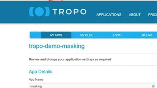 Tropo screenshot