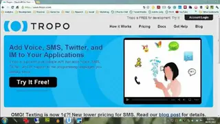 Tropo screenshot