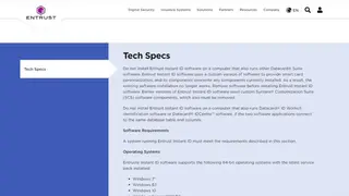 TRUCREDENTIAL SUITE SOFTWARE screenshot
