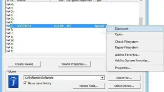 TrueCrypt screenshot