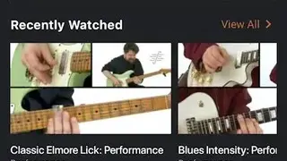 TrueFire Guitar Lessons App screenshot