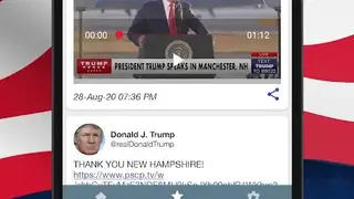 Trump Tweets screenshot