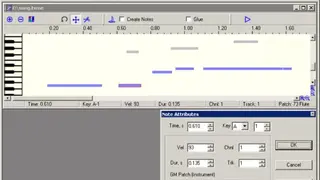 TS-MIDI Editor screenshot