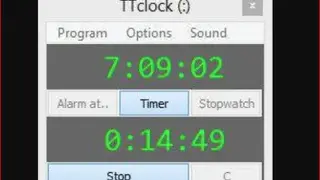 TTclock screenshot