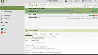 tTorrent screenshot