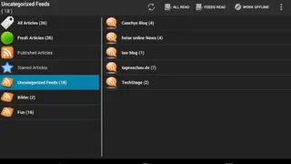 TTRSS-Reader screenshot